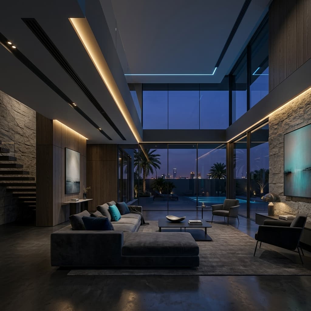 Al-Takeef HVAC systems villa background